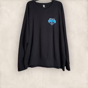 Vintage Xersion Black Pullover Sweater Football East Coast Division XX-Large